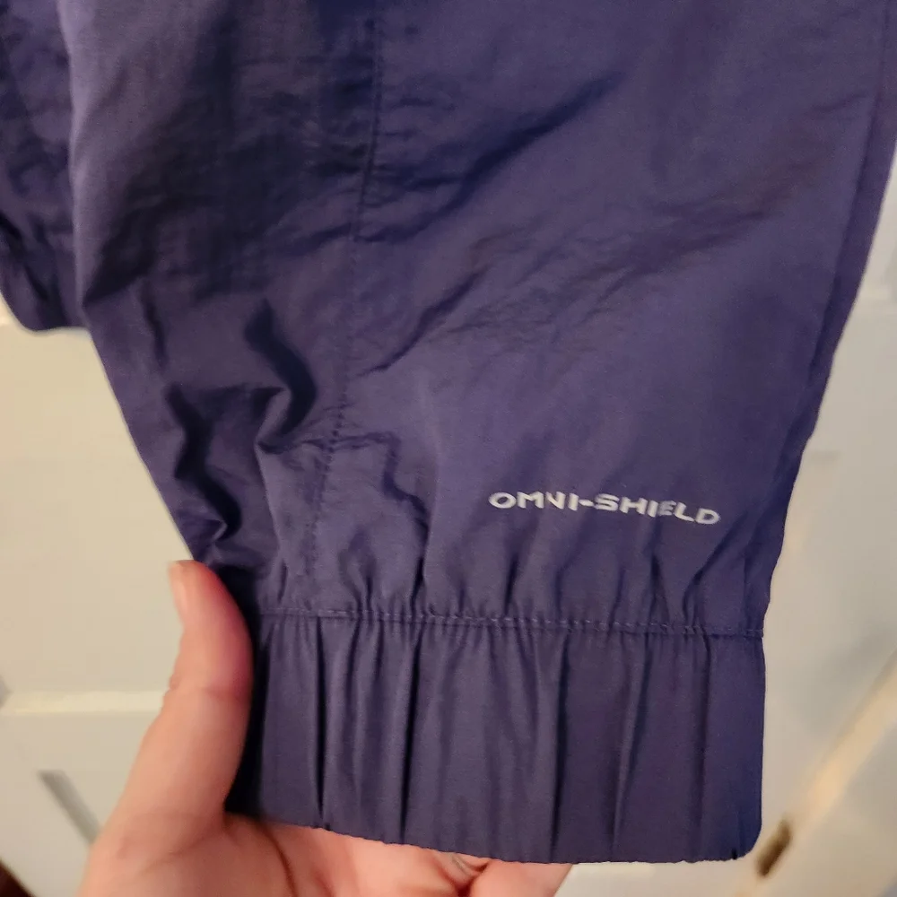 Columbia Women's Hiking Jogger Pants Omni Shield Navy Sz XS EUC Athletic Nature